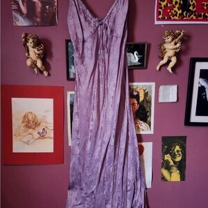 Primark Lilac Floral Lace Slip